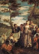 Paolo Veronese The Finding of Moses oil on canvas
